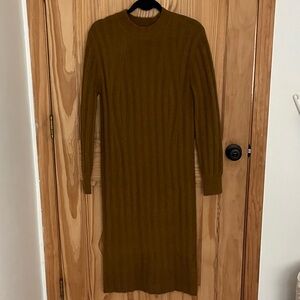 a new day Olive Green Ribbed Knit Dress